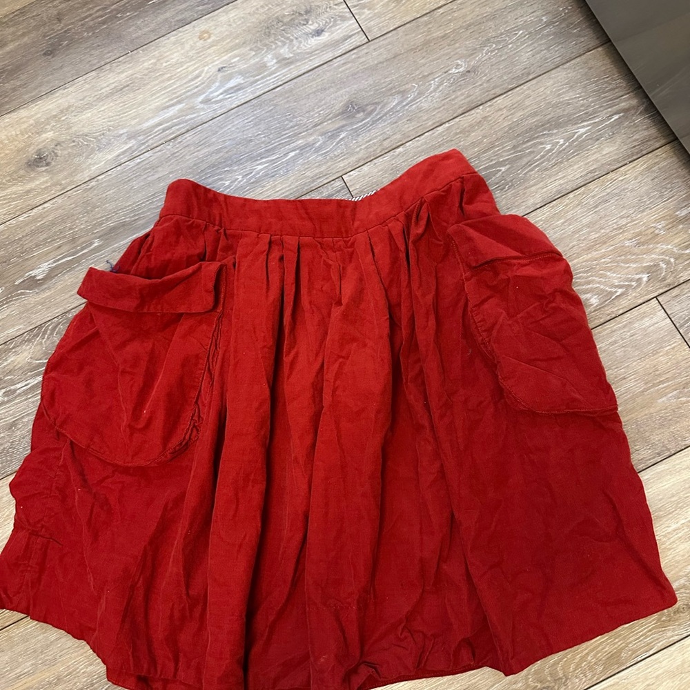 MAEVE Effortless Corduroy Skirt With Pockets